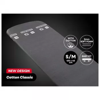 LEIFHEIT strijkplankhoes Cotton Comfort S/M 125x40 cm