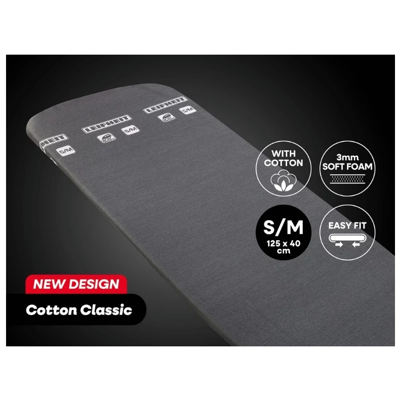 LEIFHEIT strijkplankhoes Cotton Comfort S/M 125x40 cm