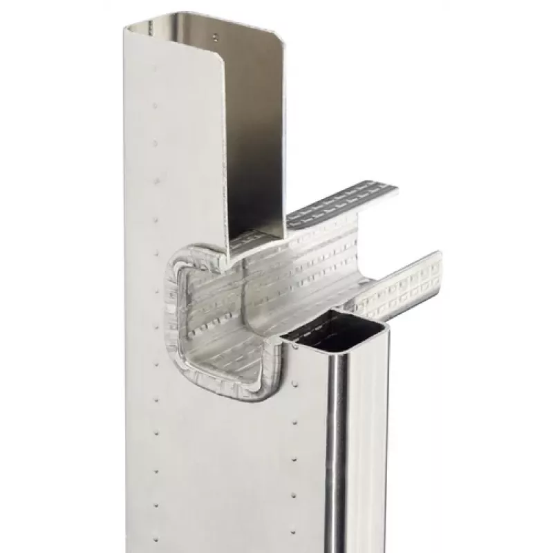 Hailo ProfiStep duo 7209-007 aluminium combiladder, 2x9 sporten, max. werkhoogte 5,15 m, zilver