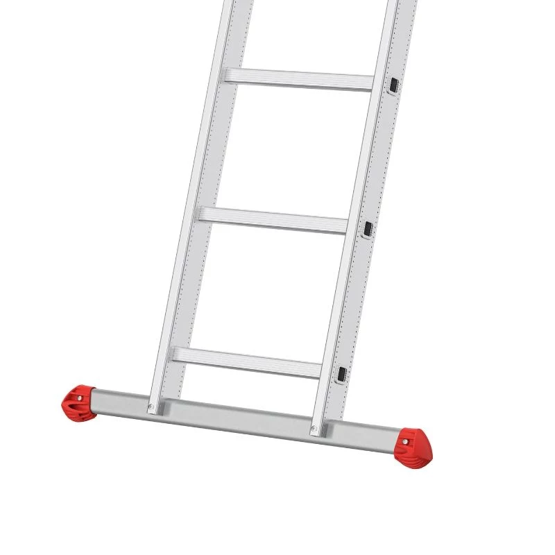 Hailo ProfiStep duo 7218-007 aluminium stapladder, 2x25 sporten, max. werkhoogte 9,5 m, zilver