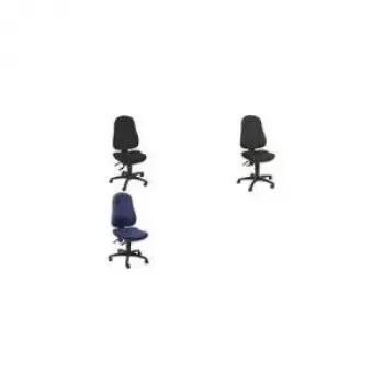 TOPSTAR Point 70 bureaustoel met draaifunctie, stofbekleding, zwart, permanent-contactmechanisme, in hoogte verstelbare rugleuning, GS-gecertificeerd 8170 G20