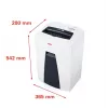 HSM SECURIO C18 strokensnijder documentenvernietiger 3,9 mm P-2 wit/antraciet