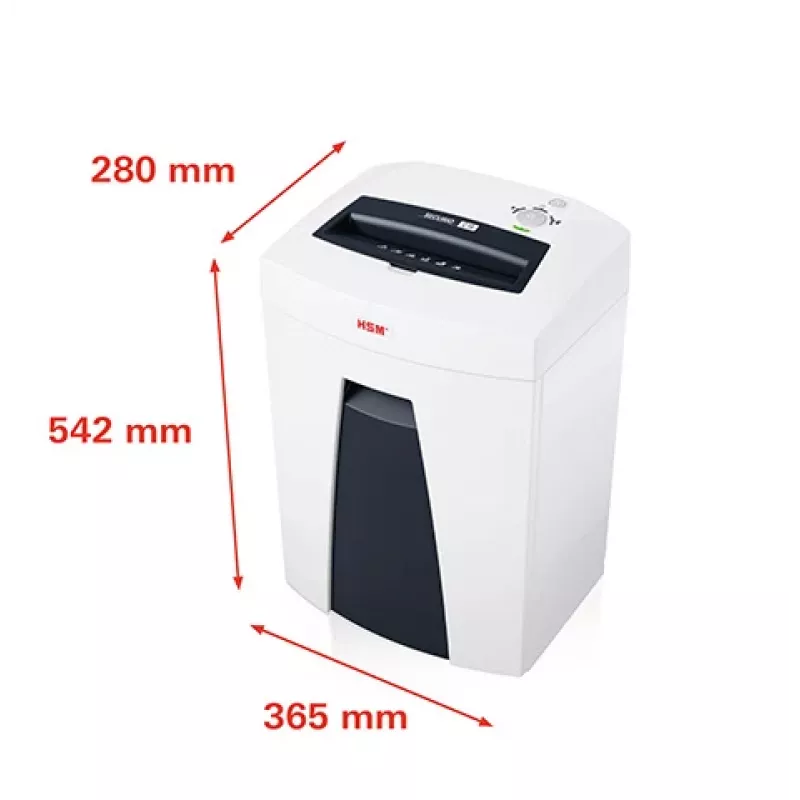 HSM SECURIO C18 strokensnijder documentenvernietiger 3,9 mm P-2 wit/antraciet