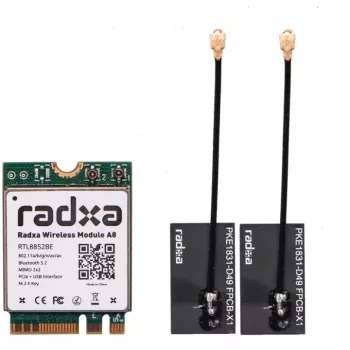Radxa Wireless Module A8, M.2 Wi-Fi 6 en Bluetooth 5.2 (RA007-A8)
