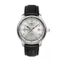 Zeppelin Mediterranee 96681 automatisch herenhorloge, 40mm, blauwe wijzerplaat, blauw leren band