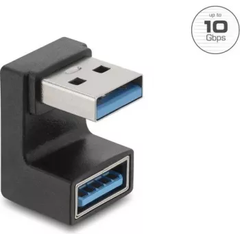 Delock USB 10 Gbps Type-A stekker naar bus U-vorm adapter