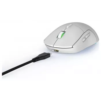 Hama uRage Reaper 250 gaming-muis, bedraad, optisch, 6200 DPI, 6 knoppen, RGB, wit