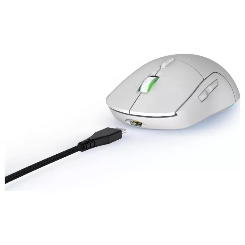 Hama uRage Reaper 250 gaming-muis, bedraad, optisch, 6200 DPI, 6 knoppen, RGB, wit