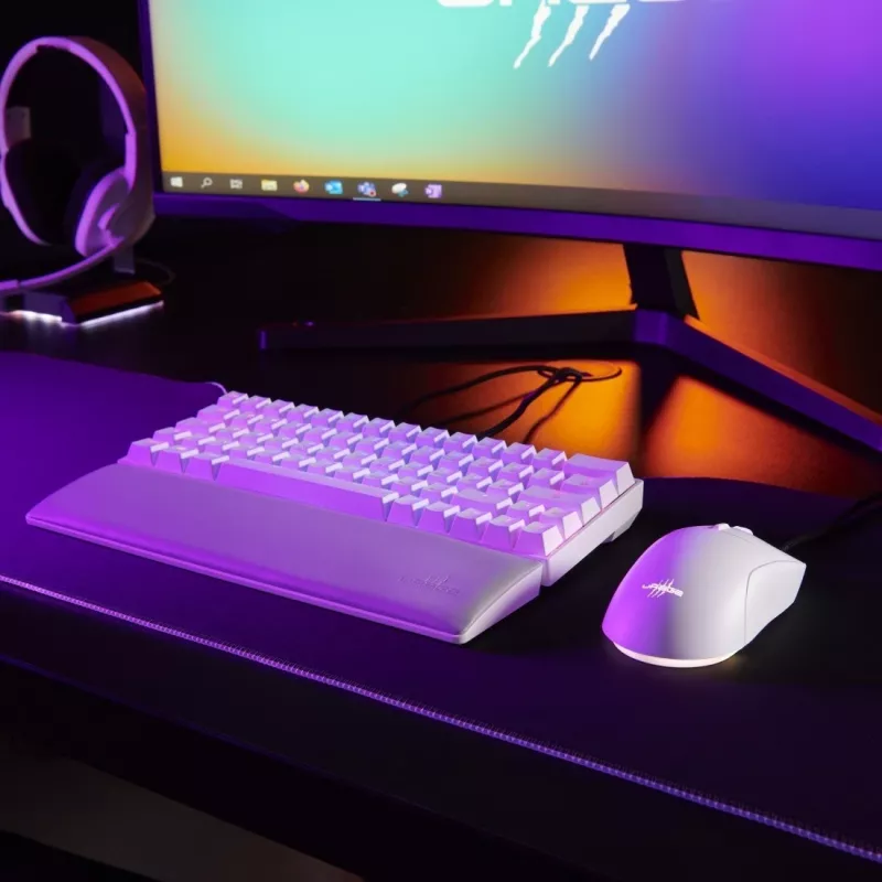 Hama uRage Reaper 250 gaming-muis, bedraad, optisch, 6200 DPI, 6 knoppen, RGB, wit