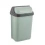 KEEEPER Rasmus 10L afvalemmer met draaideksel, groen