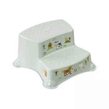 KEEEPER tweestapsbank Igor Funny Farm 40x37x21 cm Soft Green