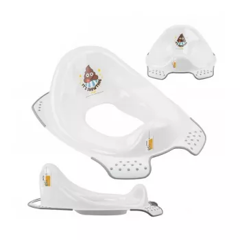 keeeper toilettrainer met antislipfunctie Ewa Emoji Showtime, wit, 30x40x15 cm