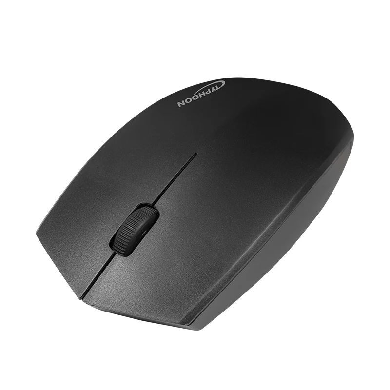 TYPHOON TI021 dual-mode draadloze optische muis, Bluetooth 4.2 & 2.4 GHz, zwart