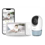 Chillax DM568 Wi-Fi & FHSS video-babyfoon met 5 inch-display, pan-tilt camera, nachtzicht, intercomfunctie, temperatuursensor, slaapliedjes en Hubble-app