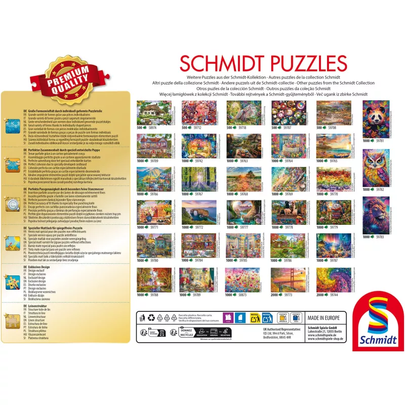 Schmidt Spiele Schmetterlingstreiben puzzel van 1000 stukjes