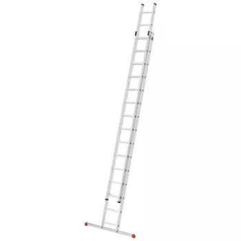 HAILO S80 ProfiStep duo combinatieladder, aluminium, 2x15 sporten, max. belasting 150 kg