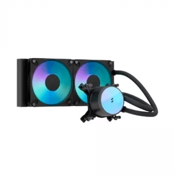 Fractal Design Radius 240 RGB zwart all-in-one vloeistof-CPU-koeler