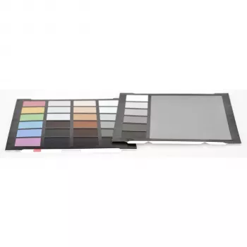 Datacolor SpyderCheckr reservekaarten (2-pack) – 24-patch kleur- en grijstint-targets voor nauwkeurige camerakalibratie