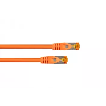 Kabelmeister Cat.7 S/FTP-patchkabel, RJ45, TPE, halogeenvrij, oranje, 2m