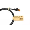 KABELMEISTER Cat.7 S/FTP-patchkabel, TPE halogeenvrij, zwart, 1,5m