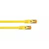 Kabelmeister Cat.7 S/FTP patchkabel, 3m, geel, TPE-mantel, halogeenvrij, 10 Gbps