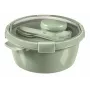 CURVER vershouddoos Lunch Kit rond 1,6L Smart Eco To Go Ø22x10cm Soft Green