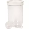 Curver Petlife ronde voerbak voor huisdieren met lepel, 1,7 L, wit