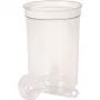 Curver Petlife ronde voerbak voor huisdieren met lepel, 1,7 L, wit
