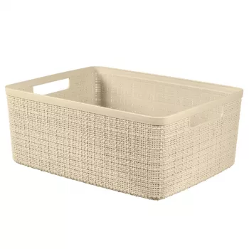 Curver mand Jute M 12L 36x28x15cm crème