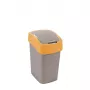 Curver Flip Bin afvalbak 25L, zilver/geel