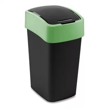 Curver Flip Bin 25L afvalbak zwart/groen