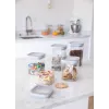 CURVER Dry Cube vierkante levensmiddelenbewaarbak 2,3L transparant/grijs
