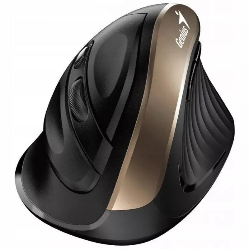 Genius Ergo 8250S draadloze muis, 1600 DPI, zwart/goud