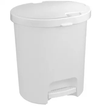 CURVER Deco Bin pedaalemmer 25L 36x41cm wit