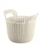 CURVER mand Knit XS rond 3L wit 23x19x19cm