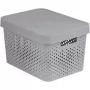 Curver Infinity Recycled 17L opbergbox 36x27x22cm grijs
