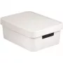 Curver Infinity Recycled 11L opbergbox met deksel, wit