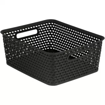 Curver Your Style M opbergmand 35x30x13 cm donkerbruin opvouwbaar stapelbaar 13,7L