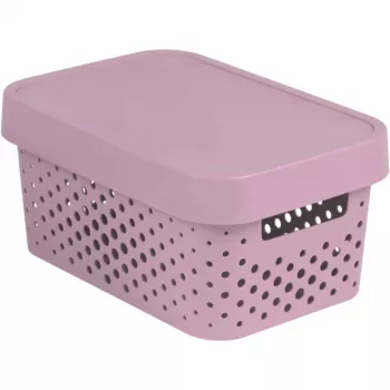 CURVER Infinity Recycled 4,5L roze opbergbox 27x19x12cm