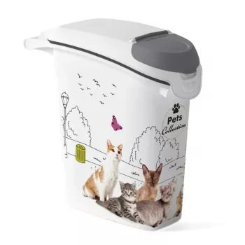 CURVER Pets Life voerbewaarbak voor honden en katten 10 kg 23 L 23,2x49,7x50,3 cm
