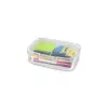 CURVER Snap Box rechthoekige opbergbox met scheidingswand, 3,3L, transparant