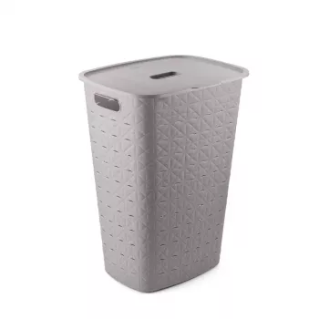 Curver Softex 56L wasbox grijs-bruin
