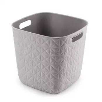 CURVER Softex vierkante opbergmand 15L krijtwit 27,9x27,9x26,9cm