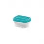 CURVER Vedo Rechthoekige Voedselbewaarcontainer Set 3x1L Transparant Turquoise