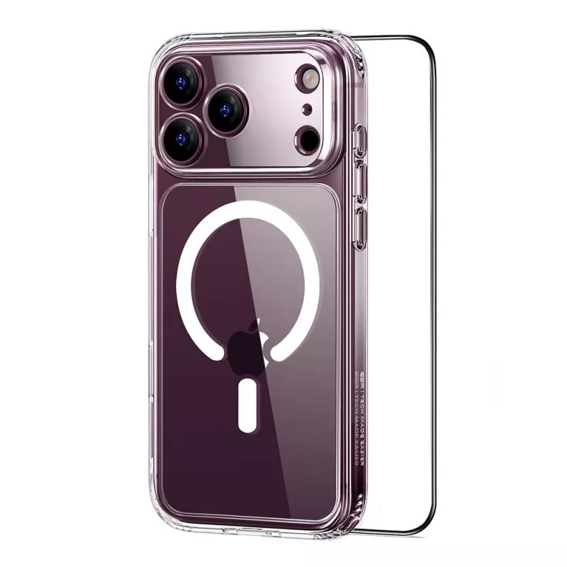 ESR Classic Hybrid MagSafe & Tempered Glass iPhone 17 Pro Max / 18 Pro Max Transparant