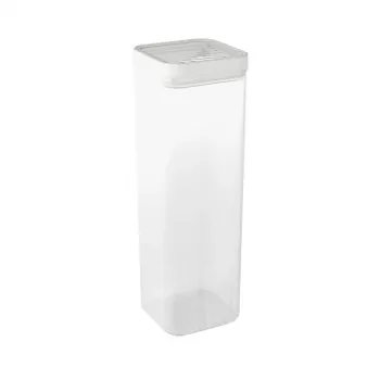 CURVER Kara Voorraadcontainer voor Droge Voedingsmiddelen 2,4L Transparant/Wit
