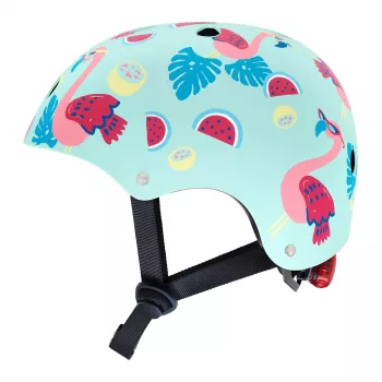 Hornit Flamingo Kinderfietshelm M (53-58cm) met Achter LED-Licht FLS931