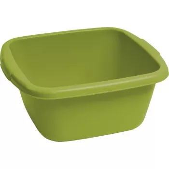 CURVER Square Bowl 14L groen – BPA-vrije polypropyleen meng- en serveerschaal, vaatwasmachinebestendig