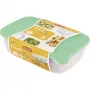 CURVER Fresh & Go rechthoekige bewaarset 3-delig (2L + 1L + 0,5L) groen