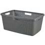 CURVER wasmand Jute 46L 59x39x26cm donkergrijs